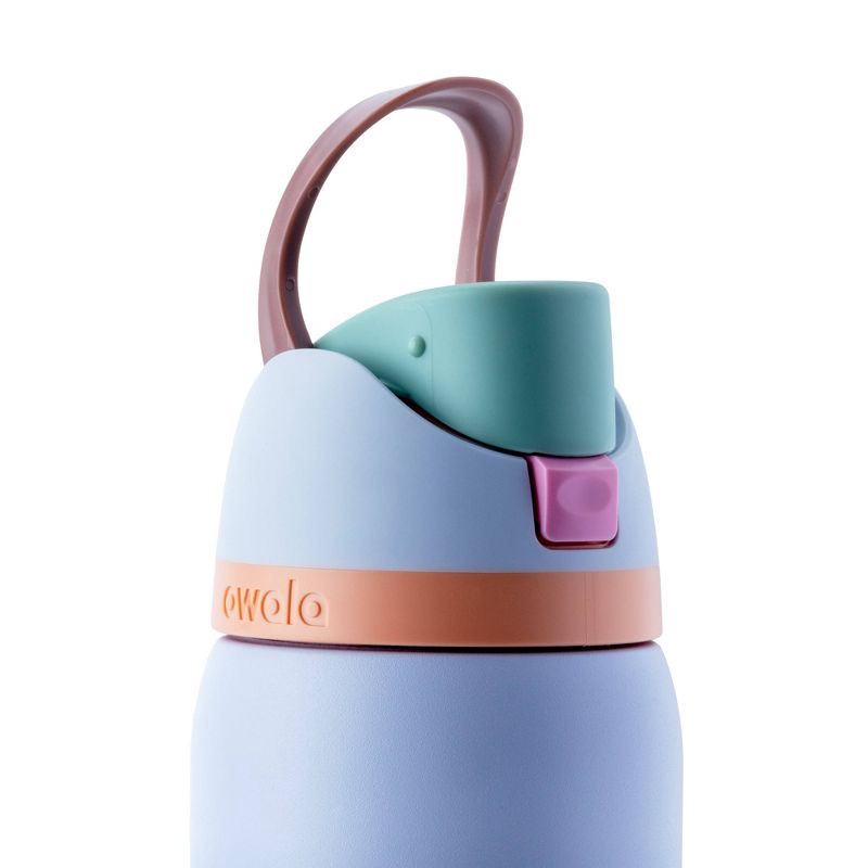 slide 4 of 5, Owala 32oz FreeSip Stainless Steel Water Bottle - Periwinkle Twinkle, 32 oz