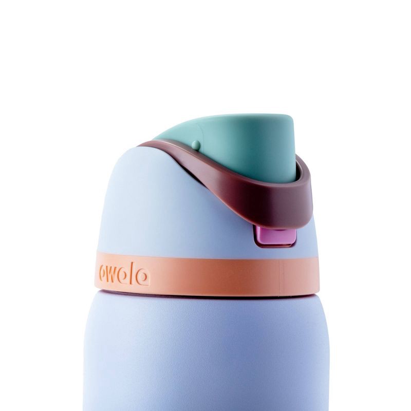 slide 5 of 5, Owala 32oz FreeSip Stainless Steel Water Bottle - Periwinkle Twinkle, 32 oz