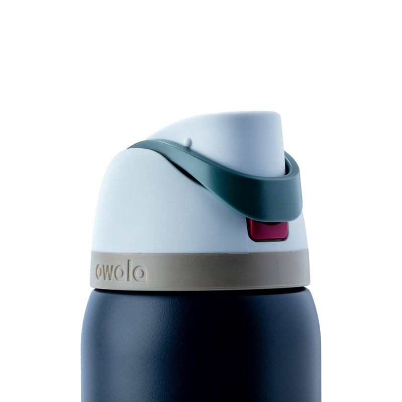 slide 5 of 5, Owala 32oz FreeSip Stainless Steel Water Bottle - Navy Nights, 32 oz
