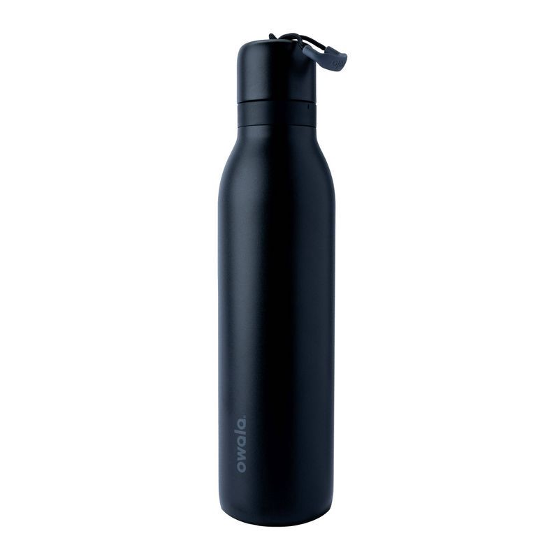 slide 1 of 8, Owala 24oz FreeSip TWIST Stainless Steel Water Bottle - Black, 24 oz