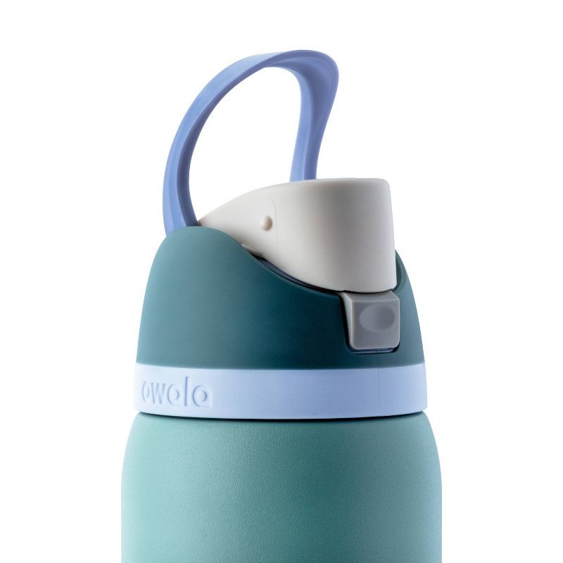 slide 4 of 5, Owala 32oz FreeSip Stainless Steel Water Bottle - Misty Meadows, 32 oz