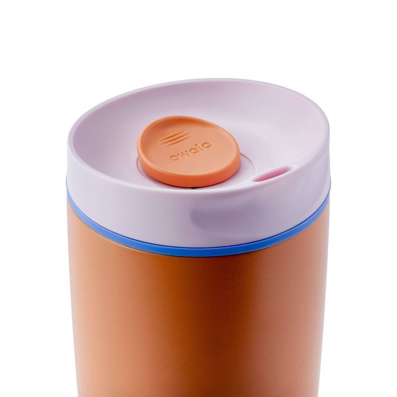 slide 3 of 5, Owala 20oz SmoothSip Slider Coffee Tumbler - Tangy Tango Orange, 20 oz