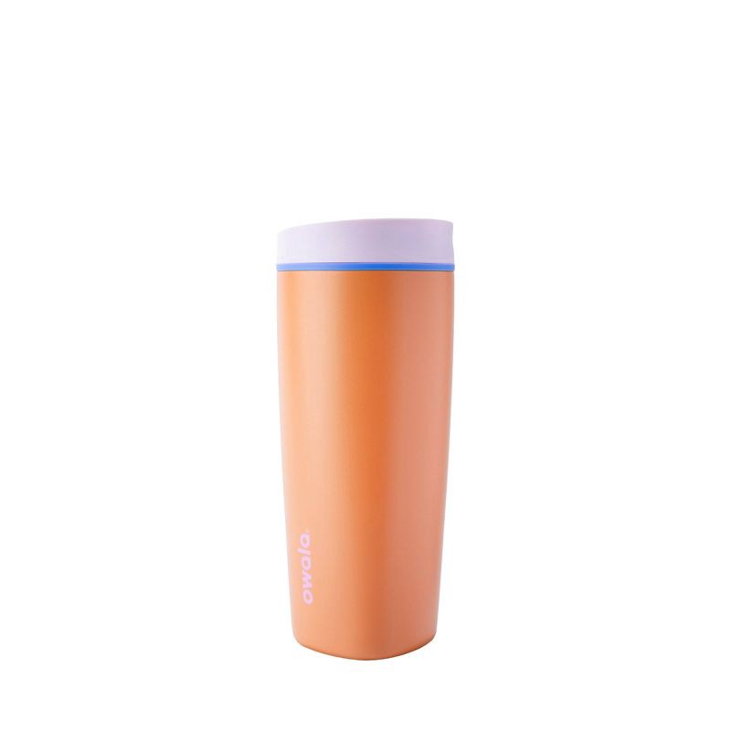 slide 1 of 5, Owala 20oz SmoothSip Slider Coffee Tumbler - Tangy Tango Orange, 20 oz