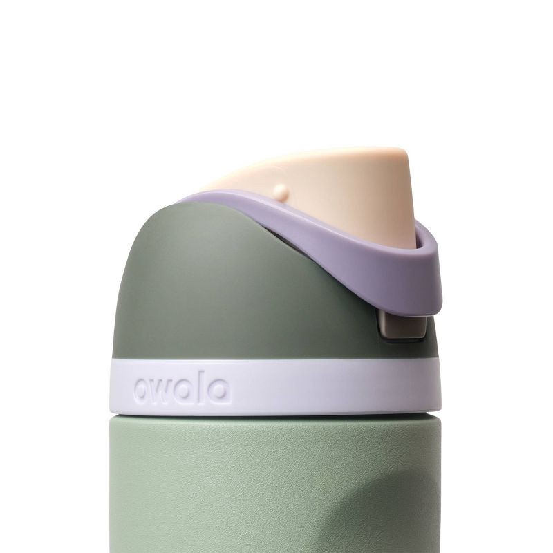 slide 5 of 5, Owala 16oz Kids' FreeSip Stainless Steel Water Bottle - Misty Meadow, 16 oz