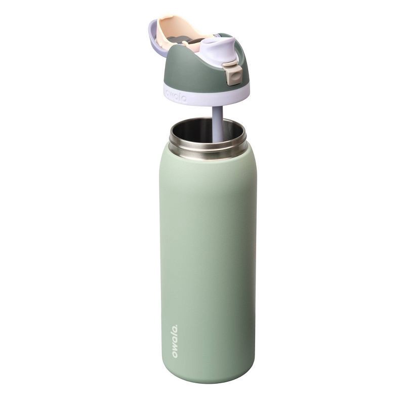 slide 2 of 5, Owala 40oz FreeSip Stainless Steel Water Bottle - Misty Meadow, 40 oz