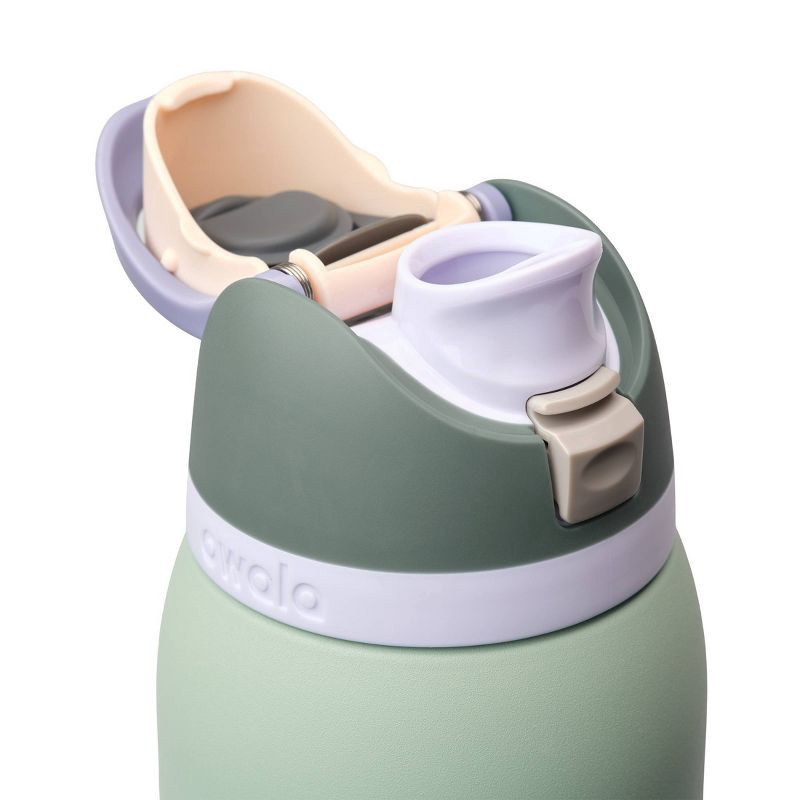 slide 3 of 5, Owala 40oz FreeSip Stainless Steel Water Bottle - Misty Meadow, 40 oz