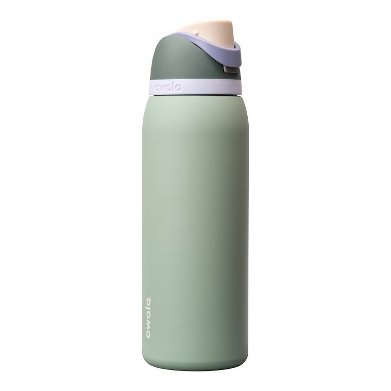 slide 1 of 5, Owala 40oz FreeSip Stainless Steel Water Bottle - Misty Meadow, 40 oz