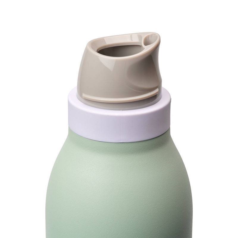 slide 3 of 8, Owala 24oz FreeSip Twist Stainless Steel Water Bottle – Misty Meadow, 24 oz