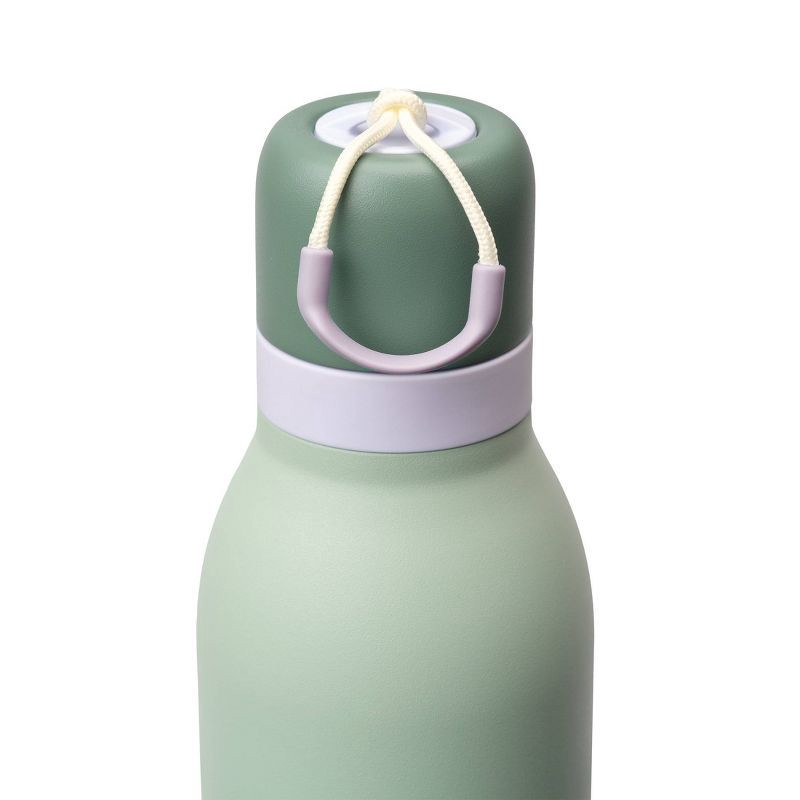 slide 4 of 8, Owala 24oz FreeSip Twist Stainless Steel Water Bottle – Misty Meadow, 24 oz