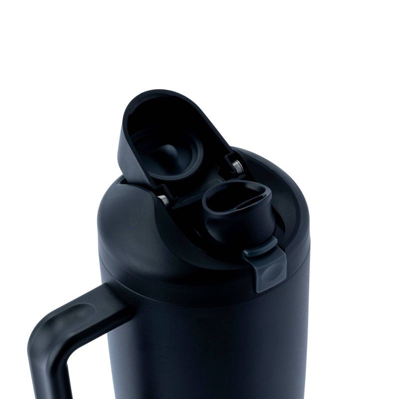 slide 5 of 7, Owala 40oz FreeSip Stainless Steel Tumbler - Very Very Dark, 40 oz