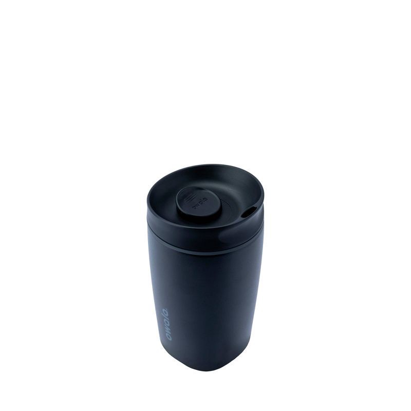 slide 2 of 5, Owala 12oz SmoothSip Slider Stainless Steel Coffee Mug - Very Very Dark, 12 oz