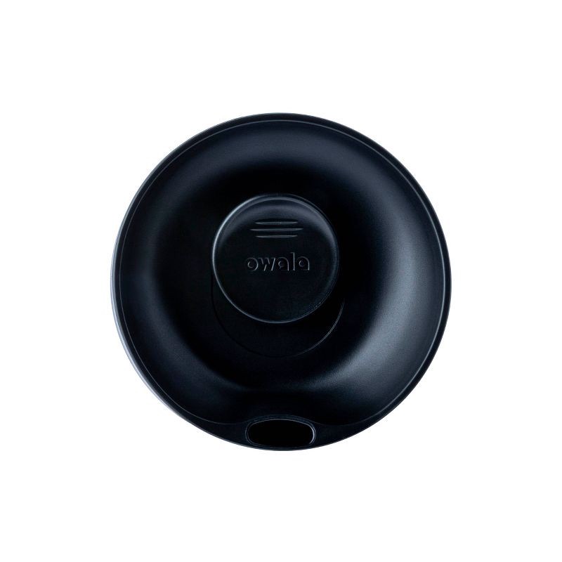 slide 4 of 5, Owala 12oz SmoothSip Slider Stainless Steel Coffee Mug - Very Very Dark, 12 oz