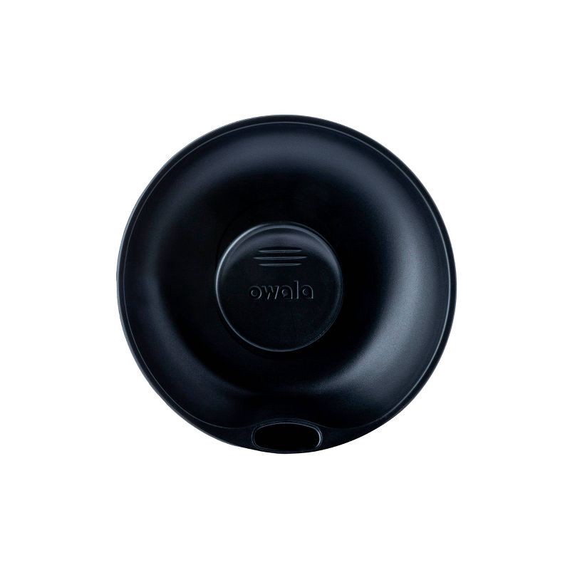 slide 5 of 5, Owala 12oz SmoothSip Slider Stainless Steel Coffee Mug - Very Very Dark, 12 oz