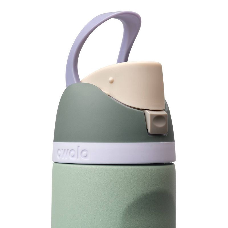 slide 4 of 5, Owala 24oz FreeSip Stainless Steel Water Bottle - Misty Meadow, 24 oz