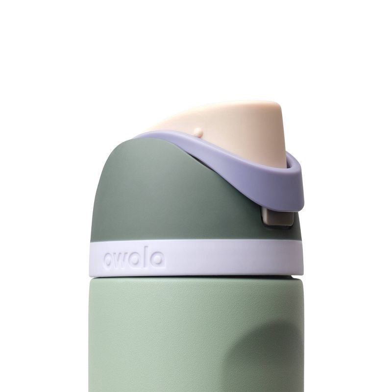 slide 5 of 5, Owala 24oz FreeSip Stainless Steel Water Bottle - Misty Meadow, 24 oz