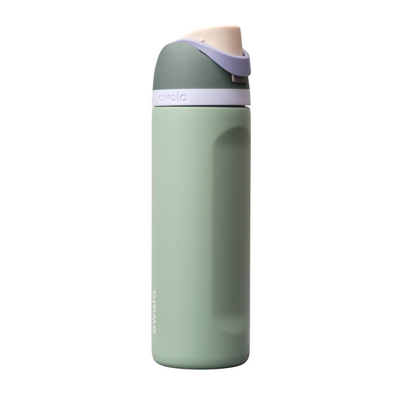slide 1 of 5, Owala 24oz FreeSip Stainless Steel Water Bottle - Misty Meadow, 24 oz
