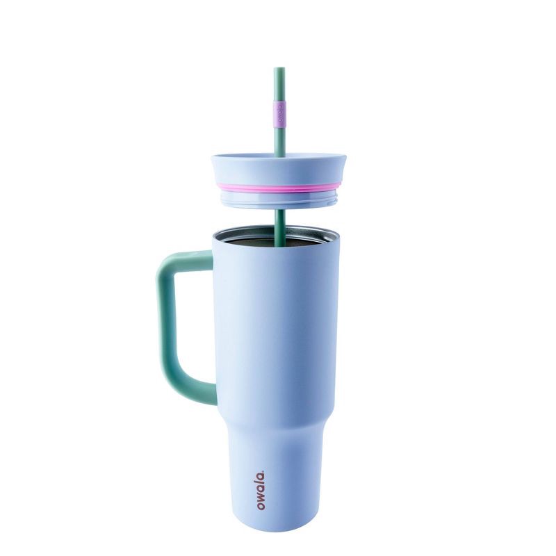 slide 2 of 4, Owala 40oz Straw Stainless Steel Tumbler - Periwinkle Twinkle, 40 oz