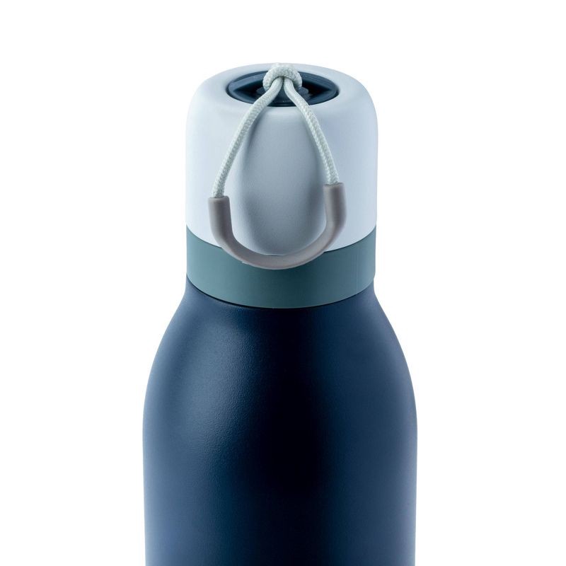 slide 4 of 8, Owala 24oz FreeSip TWIST Stainless Steel Water Bottle - Navy Nights, 24 oz