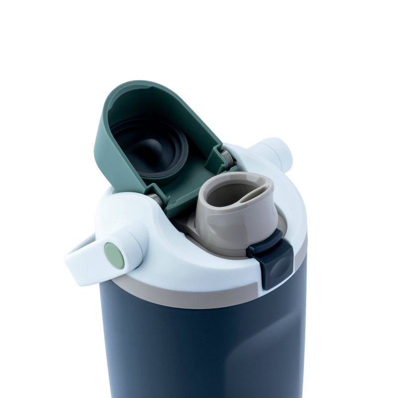 slide 3 of 7, Owala 30oz FreeSip SWAY Stainless Steel Water Bottle - Navy Nights, 30 oz