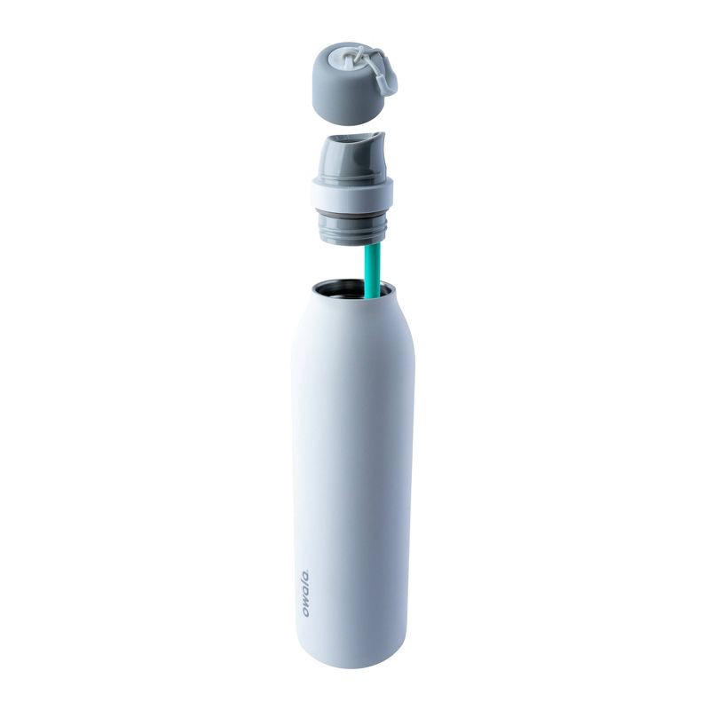 slide 2 of 8, Owala 24oz FreeSip Twist Stainless Steel Water Bottle - Sleek, 24 oz