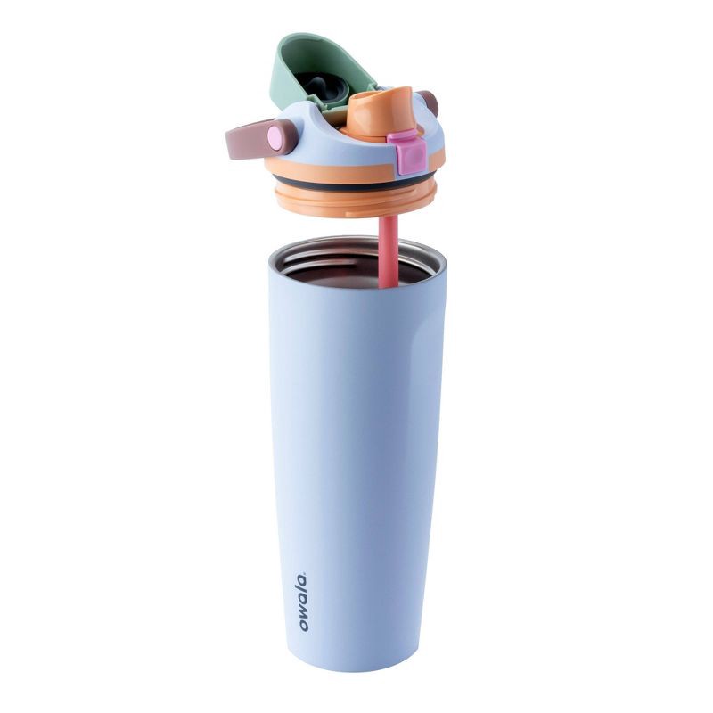 slide 2 of 7, Owala 30oz FreeSip SWAY Stainless Steel Water Bottle - Periwinkle Twinkle, 30 oz