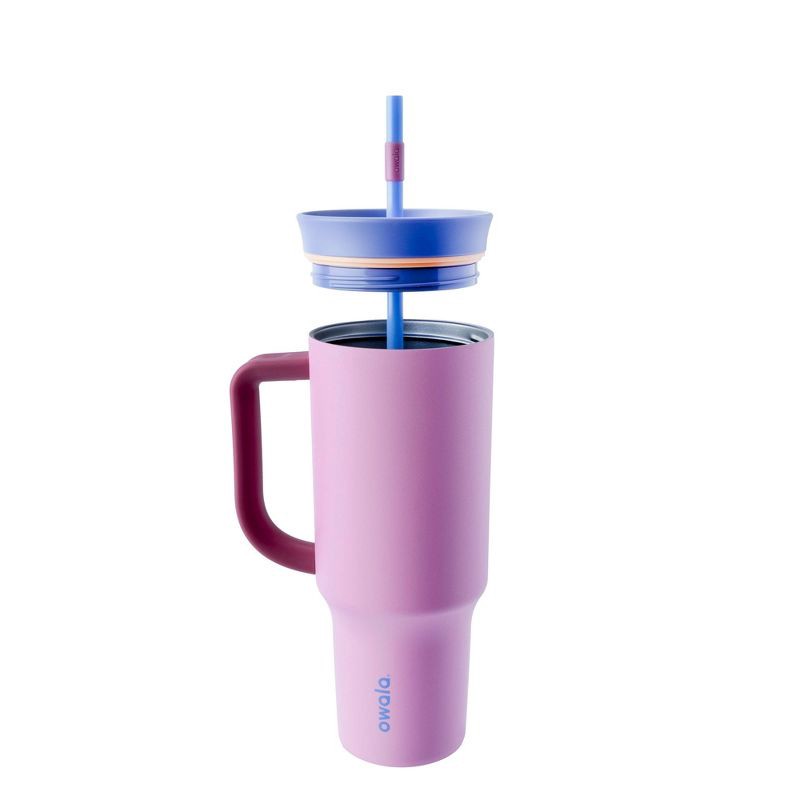 slide 2 of 4, Owala 40oz Stainless Steel Straw Tumbler - Kickflip, 40 oz