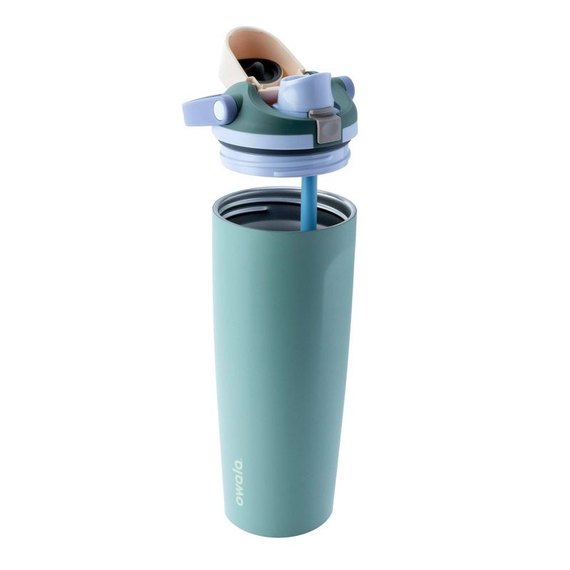 slide 2 of 7, Owala 30oz FreeSip Sway Stainless Steel Tumbler - Misty Meadow, 30 oz