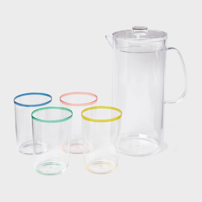 slide 1 of 3, 19oz Beverage Pitcher Set - Sun Squad™, 19 oz