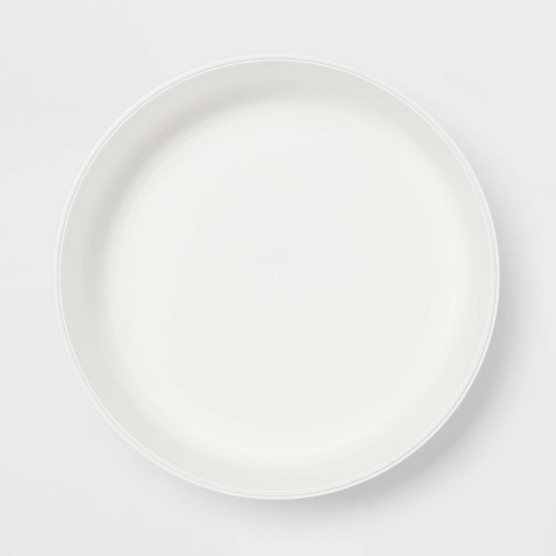 slide 3 of 4, Large Round Packable Serving Set White - Sun Squad™, 1 ct