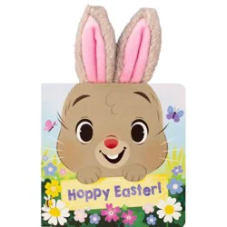 Silver Dolphin Hoppy Easter! - (Easter Bunny Ear Book) by Grace Baranowski (Board Book)