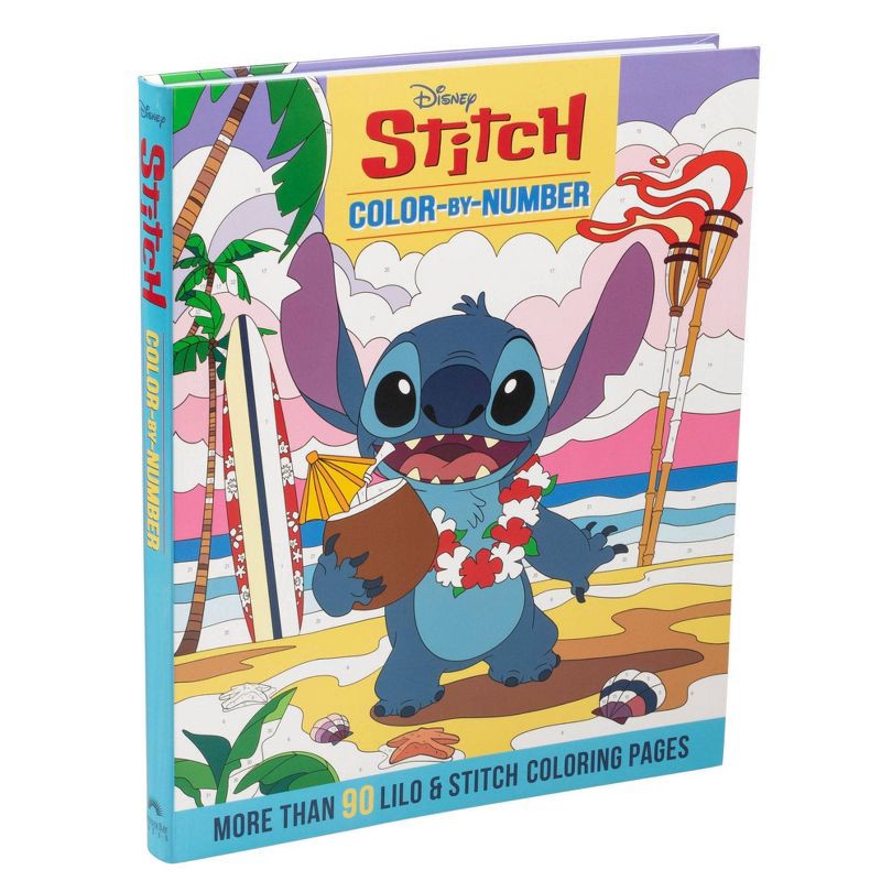 slide 2 of 6, Random House Disney Stitch Color-By-Number - by Editors of Thunder Bay Press (Paperback), 1 ct
