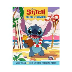 Random House Disney Stitch Color-By-Number - by Editors of Thunder Bay Press (Paperback)
