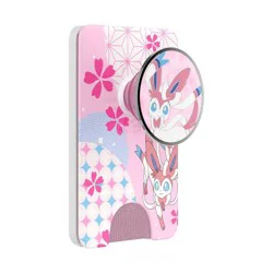 PopSockets Pokémon Magnetic Cell Phone Wallet with Grip and MagSafe Adapter Ring - Sylveon's Dream