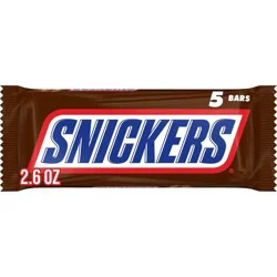 Snickers Fun Size Candy Bars - 2.6oz/5ct