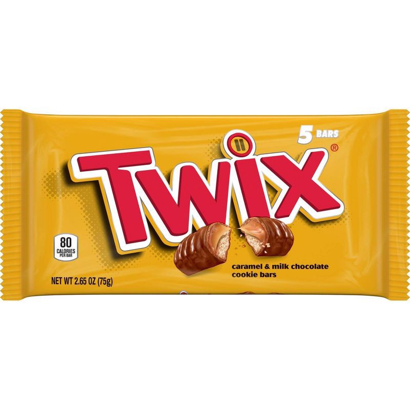 slide 2 of 8, Twix Fun Size Candy Bars - 2.65oz/5ct, 2.65 oz, 5 ct