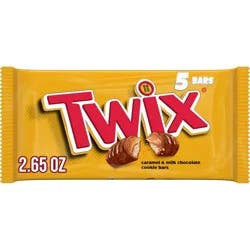 Twix Fun Size Candy Bars - 2.65oz/5ct
