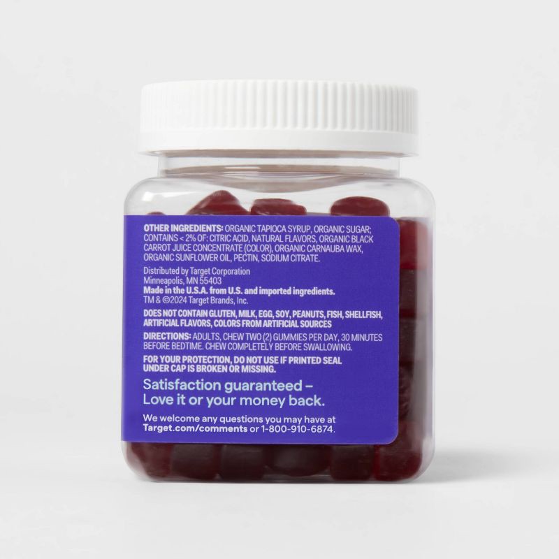 slide 4 of 4, Adult Melatonin 10mg Gummies - 90ct - up&up™, 10mg, 90 ct