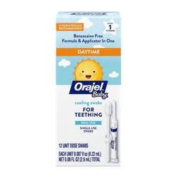 Orajel Daytime Cooling Swabs Teething Treatment