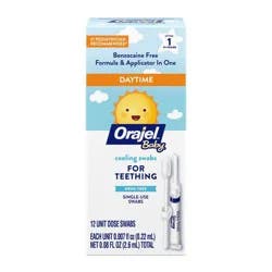 Orajel Daytime Cooling Swabs Teething Treatment