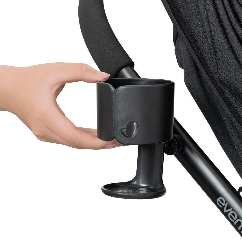 slide 15 of 30, Evenflo Pivot Modular Travel System with LiteMax Infant Car Seat with Anti-Rebound Bar - Oxford Black, 1 ct