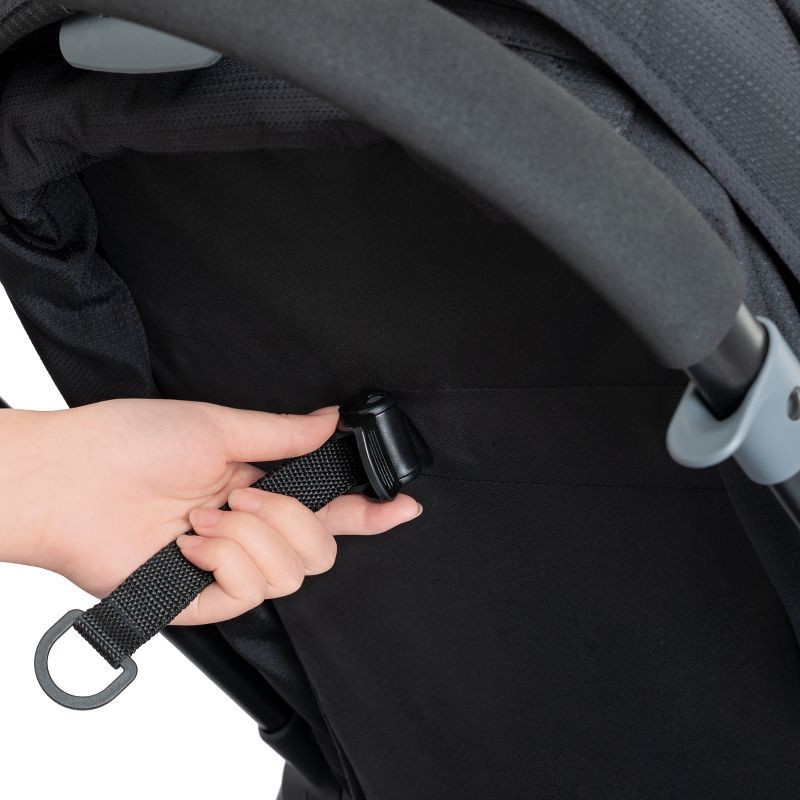 slide 16 of 30, Evenflo Pivot Modular Travel System with LiteMax Infant Car Seat with Anti-Rebound Bar - Oxford Black, 1 ct