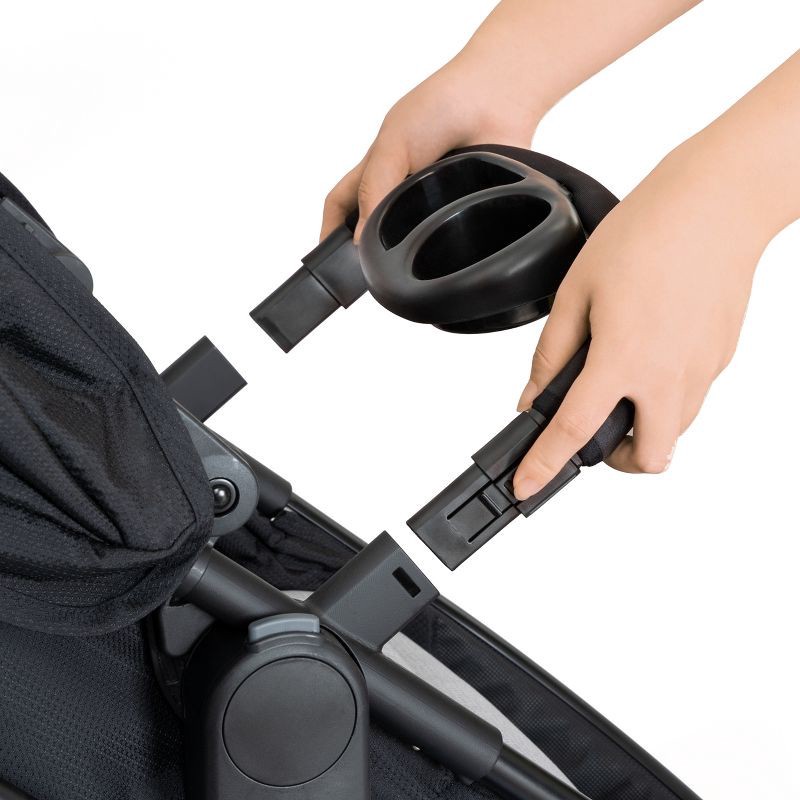 slide 18 of 30, Evenflo Pivot Modular Travel System with LiteMax Infant Car Seat with Anti-Rebound Bar - Oxford Black, 1 ct