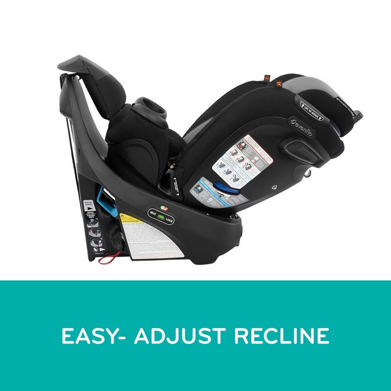slide 7 of 13, Evenflo Revolve 360 Extend All-in-One Rotating Convertible Car Seat - Revere Gray, 1 ct