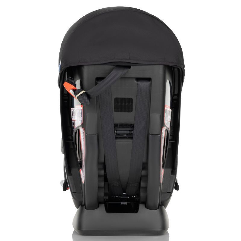 slide 12 of 28, Evenflo All4Stages Slim Plus Canopy 4-in-1 Convertible Car Seat - Howell Black, 1 ct