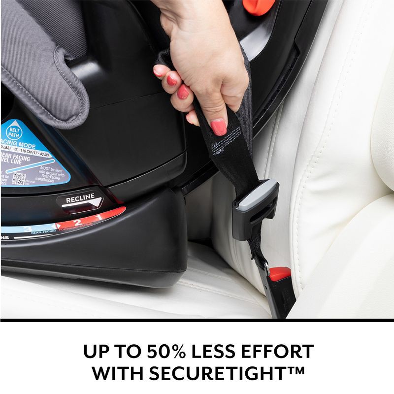slide 6 of 28, Evenflo All4Stages Slim Plus Canopy 4-in-1 Convertible Car Seat - Howell Black, 1 ct