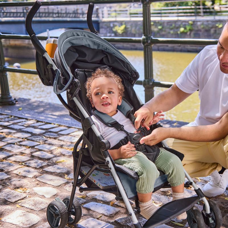 slide 9 of 9, Ingenuity 3D Mini Convenience Stroller- Slate, 1 ct