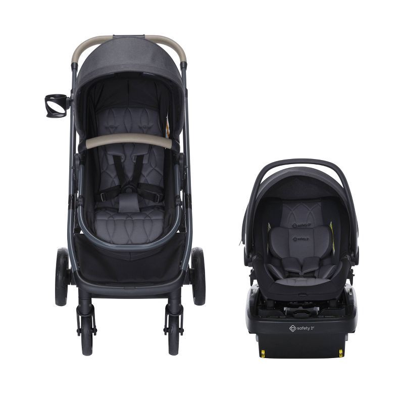 slide 2 of 20, Safety 1st on Board Slide 6-in-1 Travel System with Safety Slide Base - Gray, 1 ct