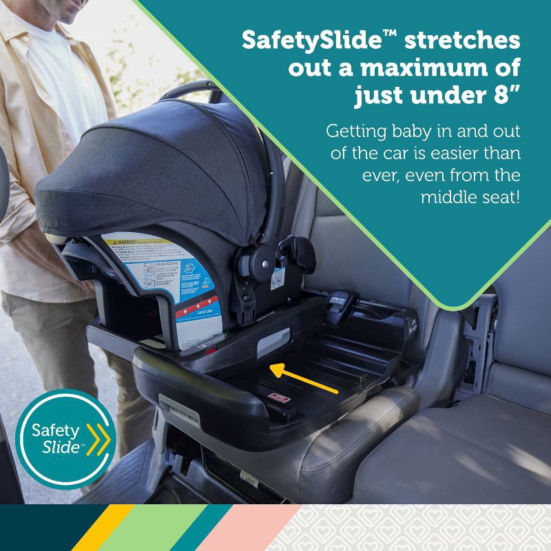 slide 3 of 20, Safety 1st on Board Slide 6-in-1 Travel System with Safety Slide Base - Gray, 1 ct