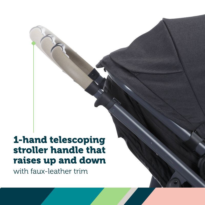 slide 6 of 20, Safety 1st on Board Slide 6-in-1 Travel System with Safety Slide Base - Gray, 1 ct