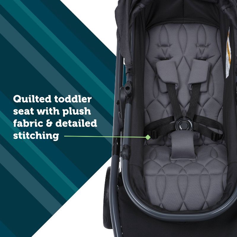 slide 9 of 20, Safety 1st on Board Slide 6-in-1 Travel System with Safety Slide Base - Gray, 1 ct